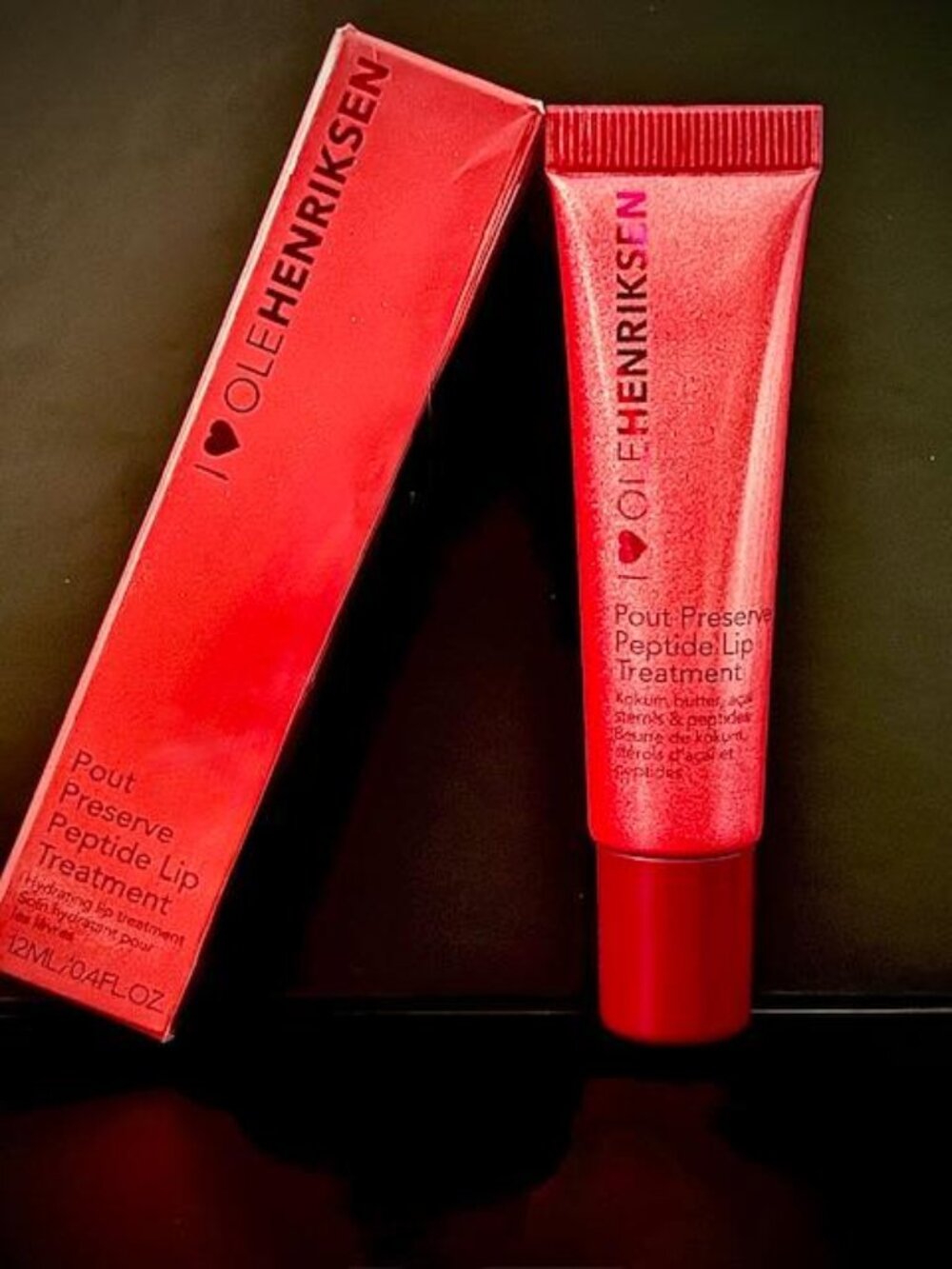 OLEHENRIKSEN Pout Preserve Peptide Lip Treatment 0.4 oz NIB